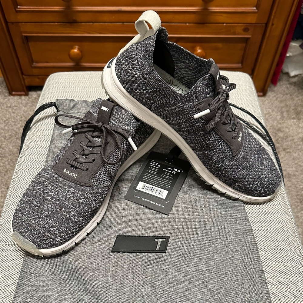 True Linkswear All Day Knit II Asphalt Size 10.5